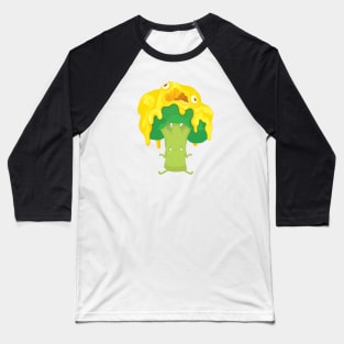 Cheesy Broccoli Baseball T-Shirt